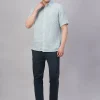 Women Cottonworld 100% Linen Shirts | 100% Linen Shirts^Men's 100% Linen Regular Fit Shirt