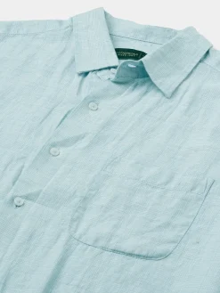 Women Cottonworld 100% Linen Shirts | 100% Linen Shirts^Men's 100% Linen Regular Fit Shirt