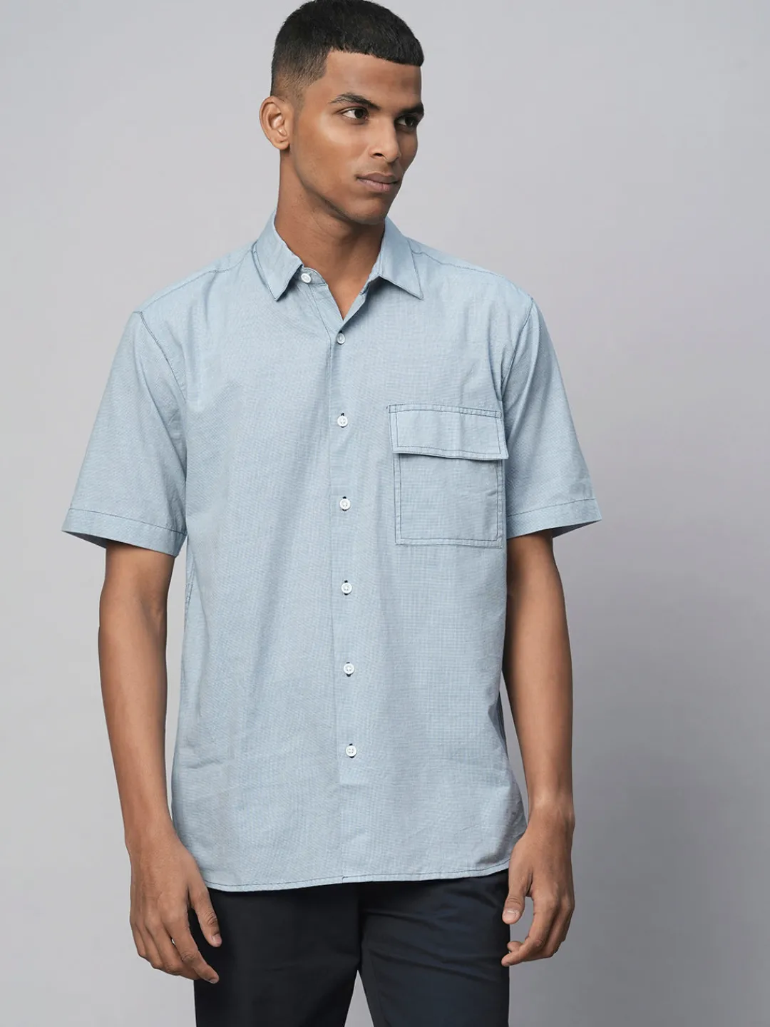 Women Cottonworld Checkered | Checkered^Men's Cotton Regular Fit Checked Shirt