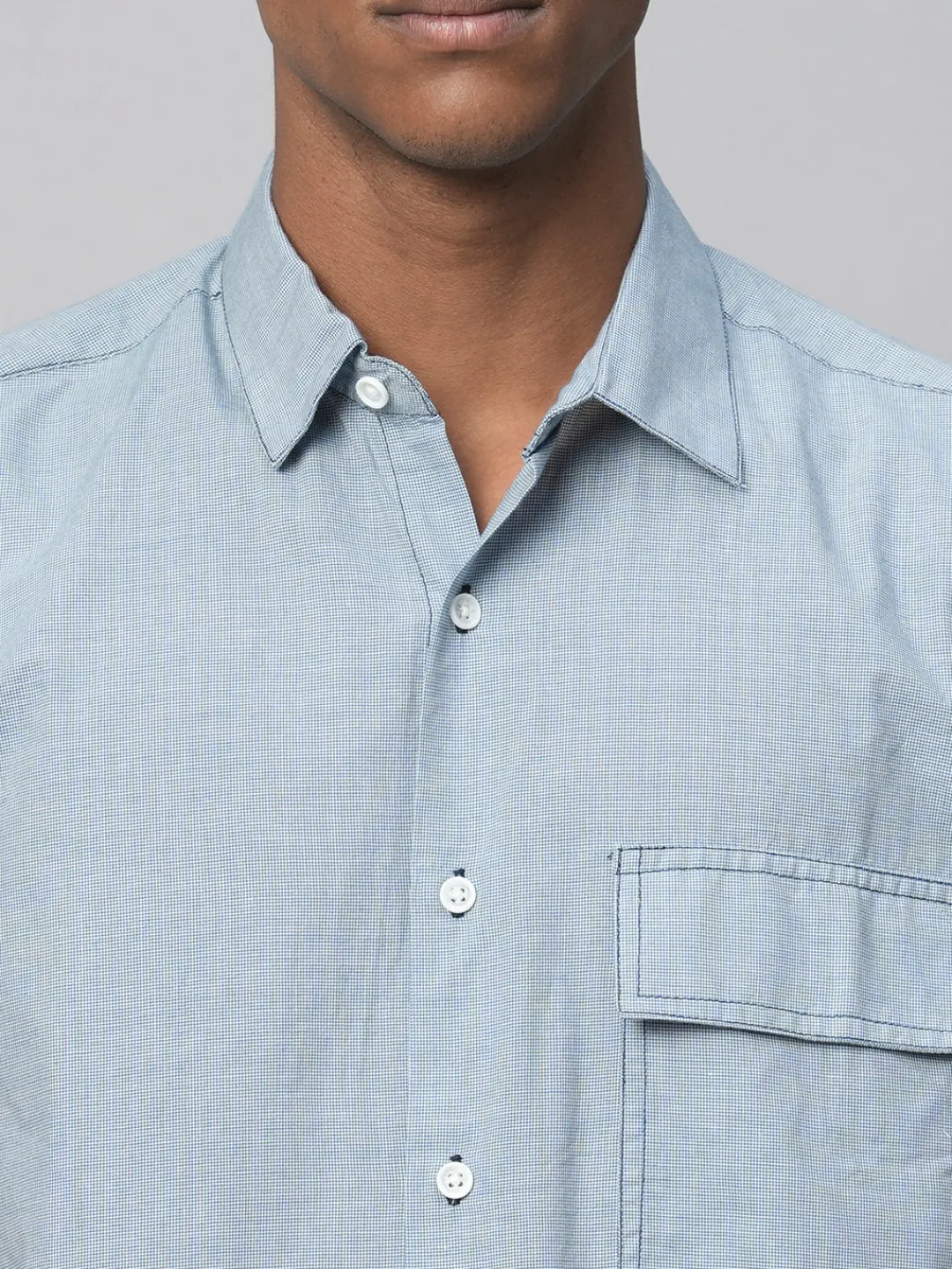 Women Cottonworld Checkered | Checkered^Men's Cotton Regular Fit Checked Shirt