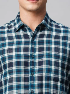 Women Cottonworld Checkered | Checkered^Men's Cotton Regular Fit Checked Shirt