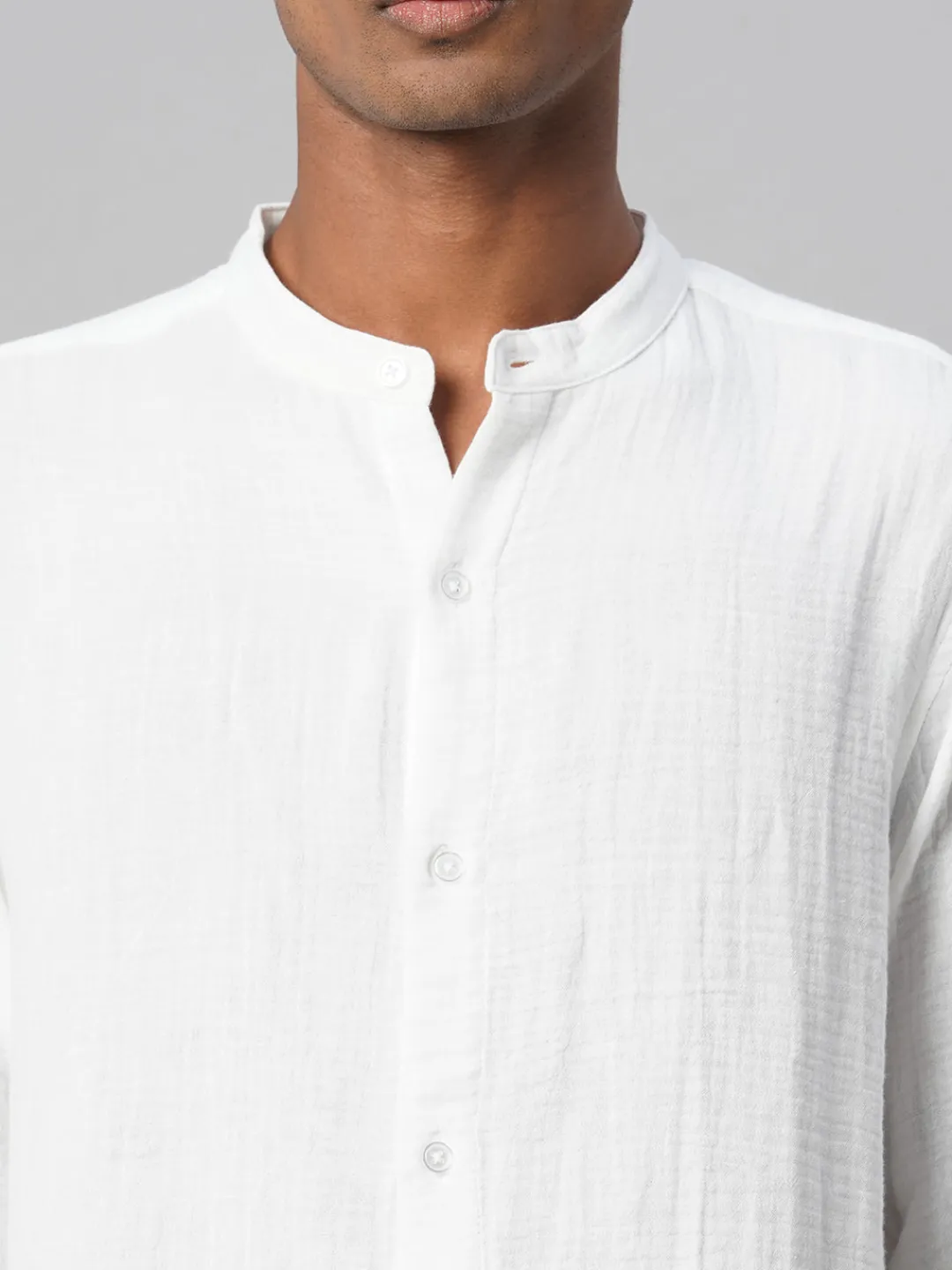 Women Cottonworld Solid | Solid^Men's 100% Cotton Loose Fit Shirt