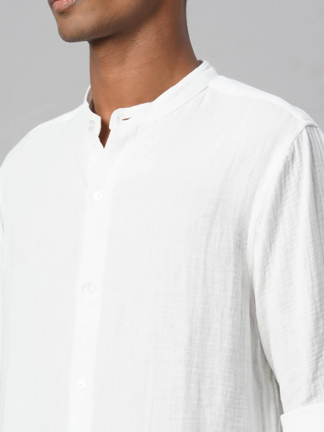 Women Cottonworld Solid | Solid^Men's 100% Cotton Loose Fit Shirt