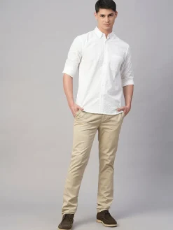 Women Cottonworld Solid | Solid^Men's 100% Cotton Regular Fit Shirt