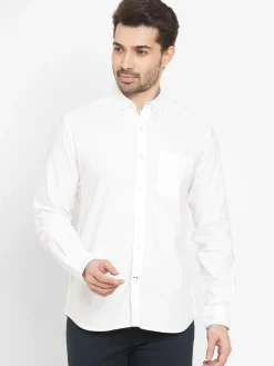 Women Cottonworld Solid | Solid^Men's 100% Cotton Regular Fit Shirt