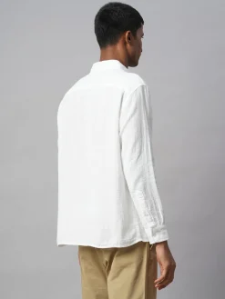 Women Cottonworld Solid | Solid^Men's 100% Cotton Regular Fit Shirt