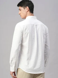 Women Cottonworld Solid | Solid^Men's 100% Cotton Regular Fit Shirt