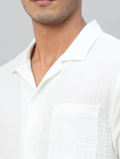 Women Cottonworld Solid | Solid^Men's 100% Cotton Regular Fit Shirt