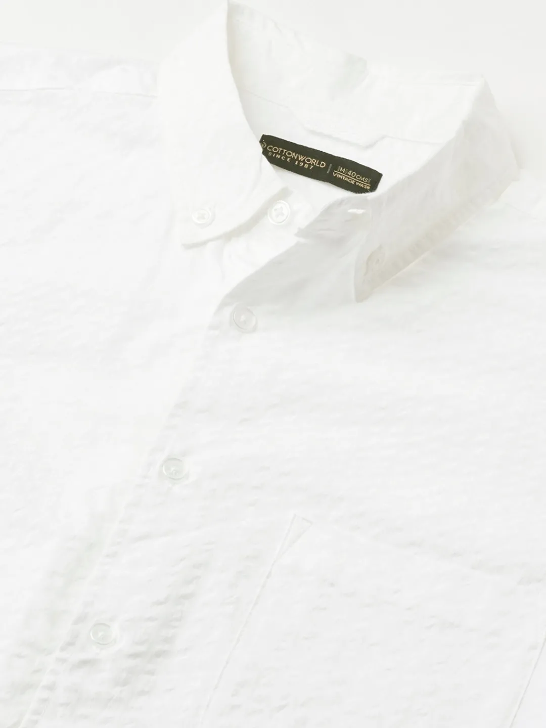 Women Cottonworld Solid | Solid^Men's 100% Cotton Regular Fit Shirt