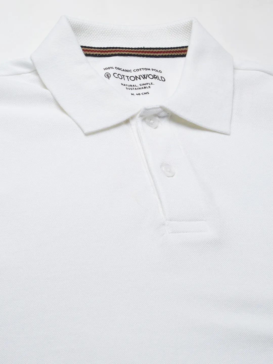 Cottonworld Regular Fit | Polo^Men's 100% Cotton Regular Fit Tshirt