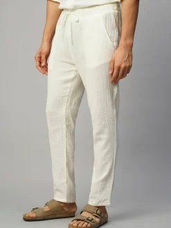 Cottonworld Slim Fit | Mens Co-Ord Sets^Men's 100% Cotton Slim Fit Pant