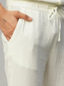 Cottonworld Slim Fit | Mens Co-Ord Sets^Men's 100% Cotton Slim Fit Pant