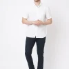 Women Cottonworld 100% Linen Shirts | 100% Linen Shirts^Men's 100% Linen Regular Fit Shirt