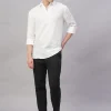 Women Cottonworld 100% Linen Shirts | 100% Linen Shirts^Men's 100% Linen Regular Fit Shirt