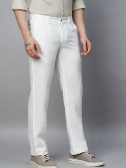 Cottonworld 100% Linen Pants | 100% Linen Pants^Men's 100% Linen Regular Fit Pant