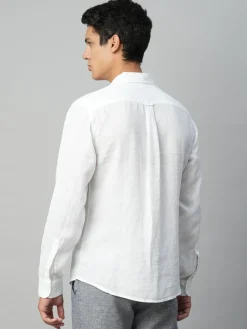 Women Cottonworld 100% Linen Shirts | 100% Linen Shirts^Men's 100% Linen Regular Fit Shirt