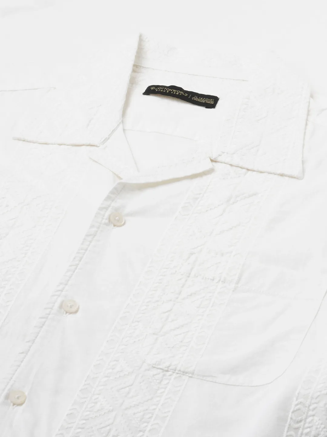 Women Cottonworld 100% Linen Shirts | 100% Linen Shirts^Men's 100% Linen Regular Fit Shirt