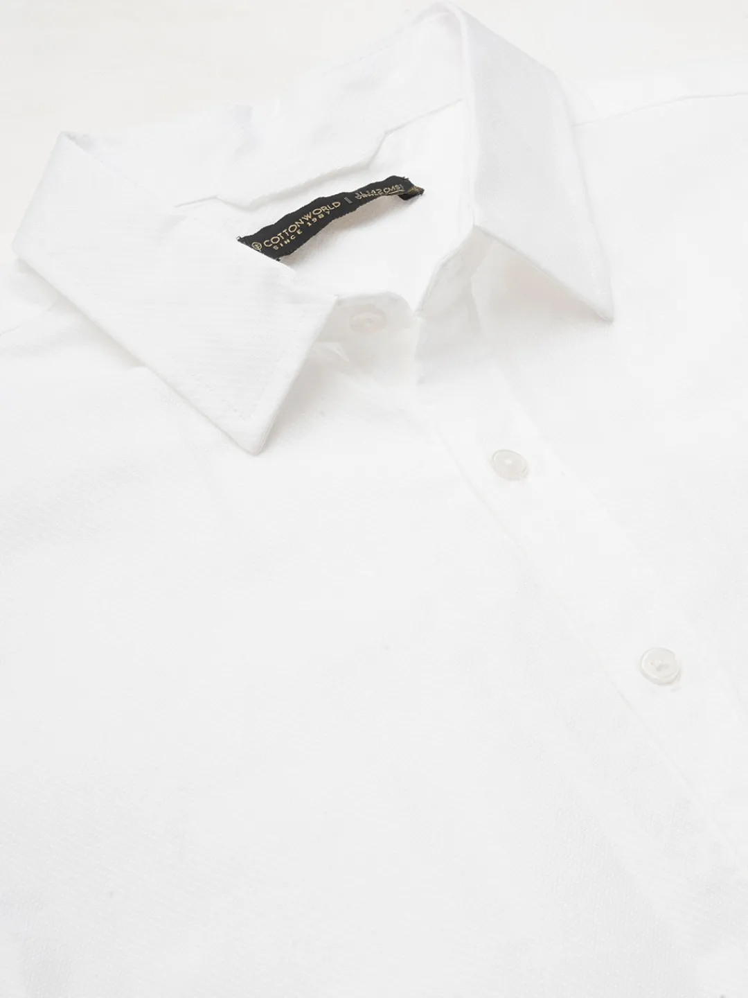 Women Cottonworld White Linen Shirts | Shirts^Men's 100% Linen Regular Fit Shirt