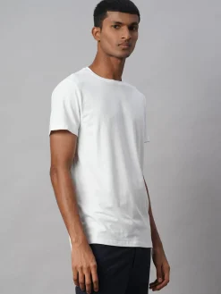 Cottonworld Men | Regular Fit^Men's Cotton Bamboo Elastane Regular Fit Tshirt
