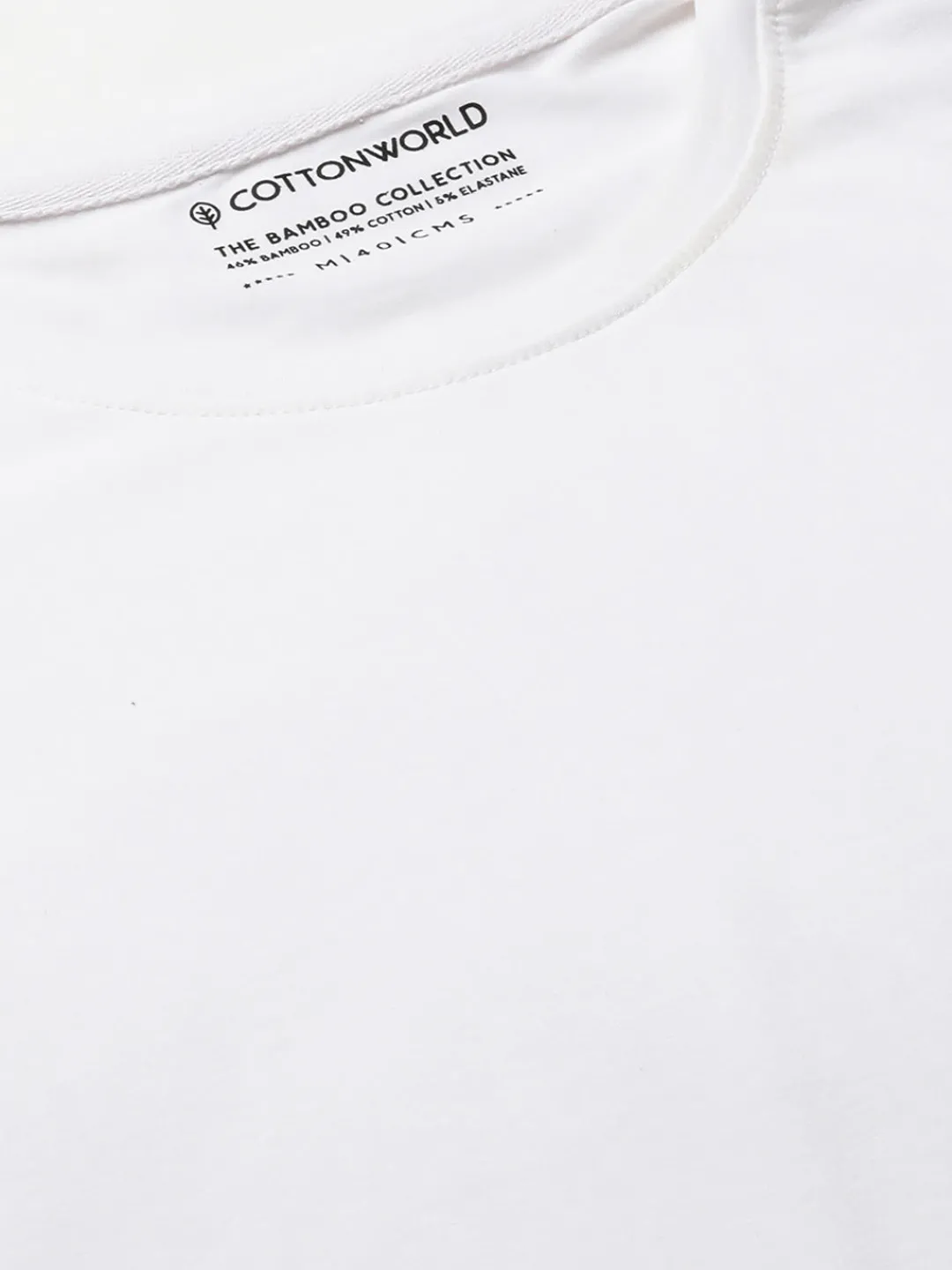 Cottonworld Men | Regular Fit^Men's Cotton Bamboo Elastane Regular Fit Tshirt