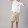 Women Cottonworld Shirts | Shirts^Men's Cotton Linen Regular Fit Hooded Shirt
