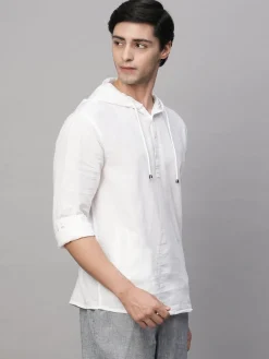 Women Cottonworld Shirts | Shirts^Men's Cotton Linen Regular Fit Shirt