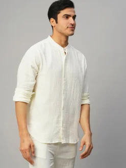 Women Cottonworld Solid | Solid^Men's Cotton Loose Fit Shirt