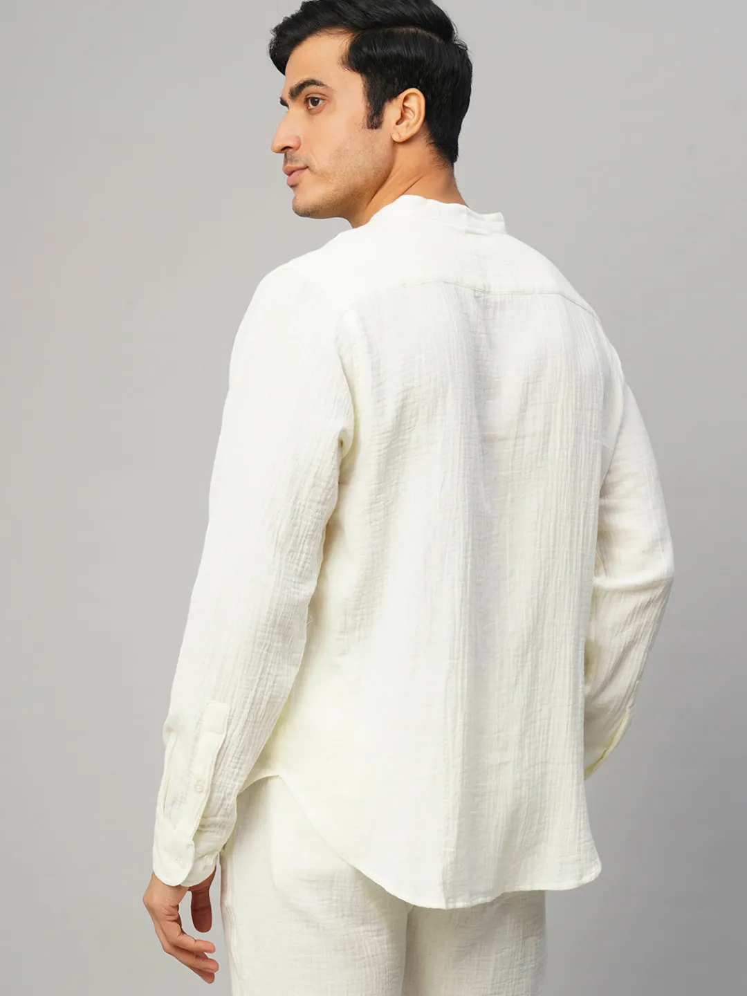 Women Cottonworld Solid | Solid^Men's Cotton Loose Fit Shirt