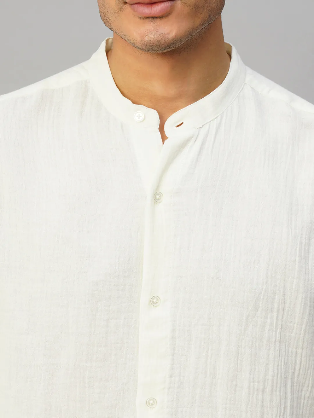 Women Cottonworld Solid | Solid^Men's Cotton Loose Fit Shirt