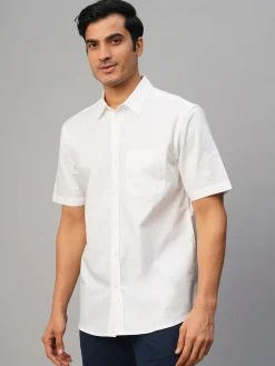 Women Cottonworld Solid | Solid^Men's Cotton Regular Fit Shirt