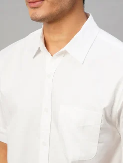 Women Cottonworld Solid | Solid^Men's Cotton Regular Fit Shirt