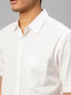 Women Cottonworld Solid | Solid^Men's Cotton Regular Fit Shirt