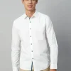 Women Cottonworld Solid | Solid^Men's Cotton Slim Fit Shirt