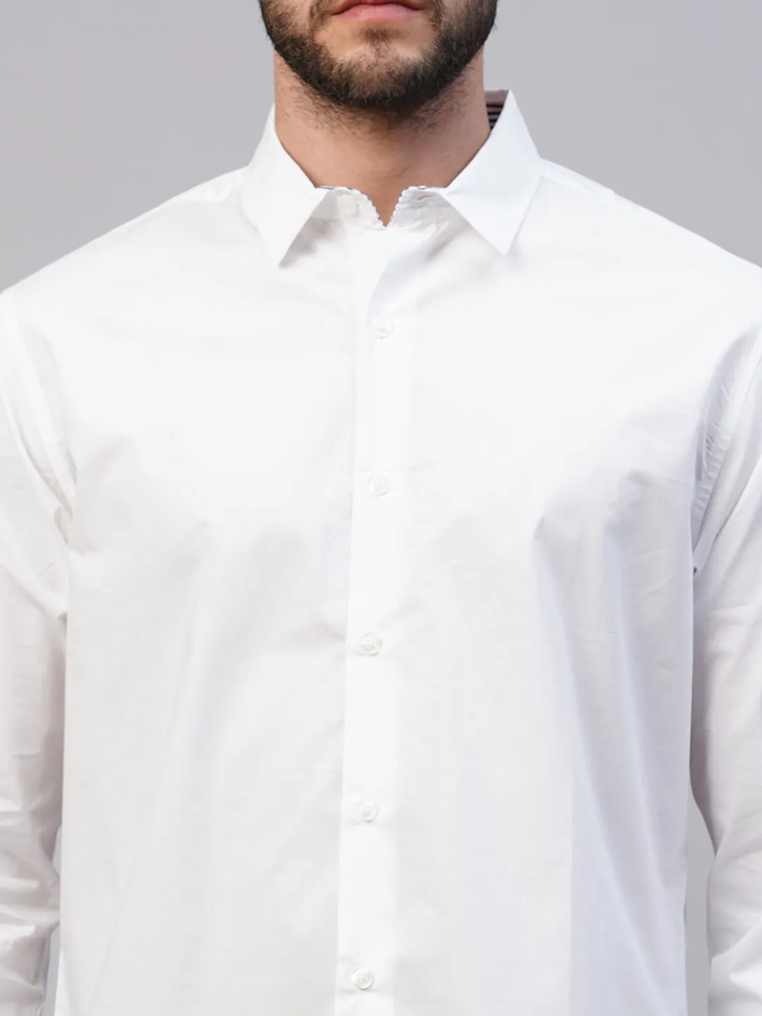 Women Cottonworld Solid | Solid^Men's Cotton Slim Fit shirt