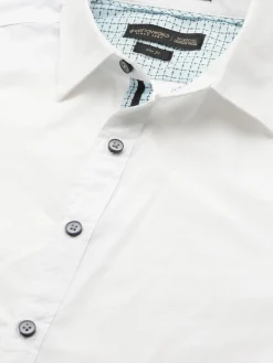 Women Cottonworld Solid | Solid^Men's Cotton Slim Fit Shirt