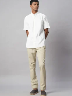 Women Cottonworld Solid | Solid^Men's Oxford 100% Cotton Regular Fit Shirt