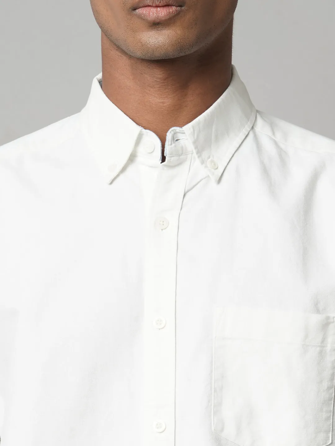 Women Cottonworld Solid | Solid^Men's Oxford 100% Cotton Regular Fit Shirt