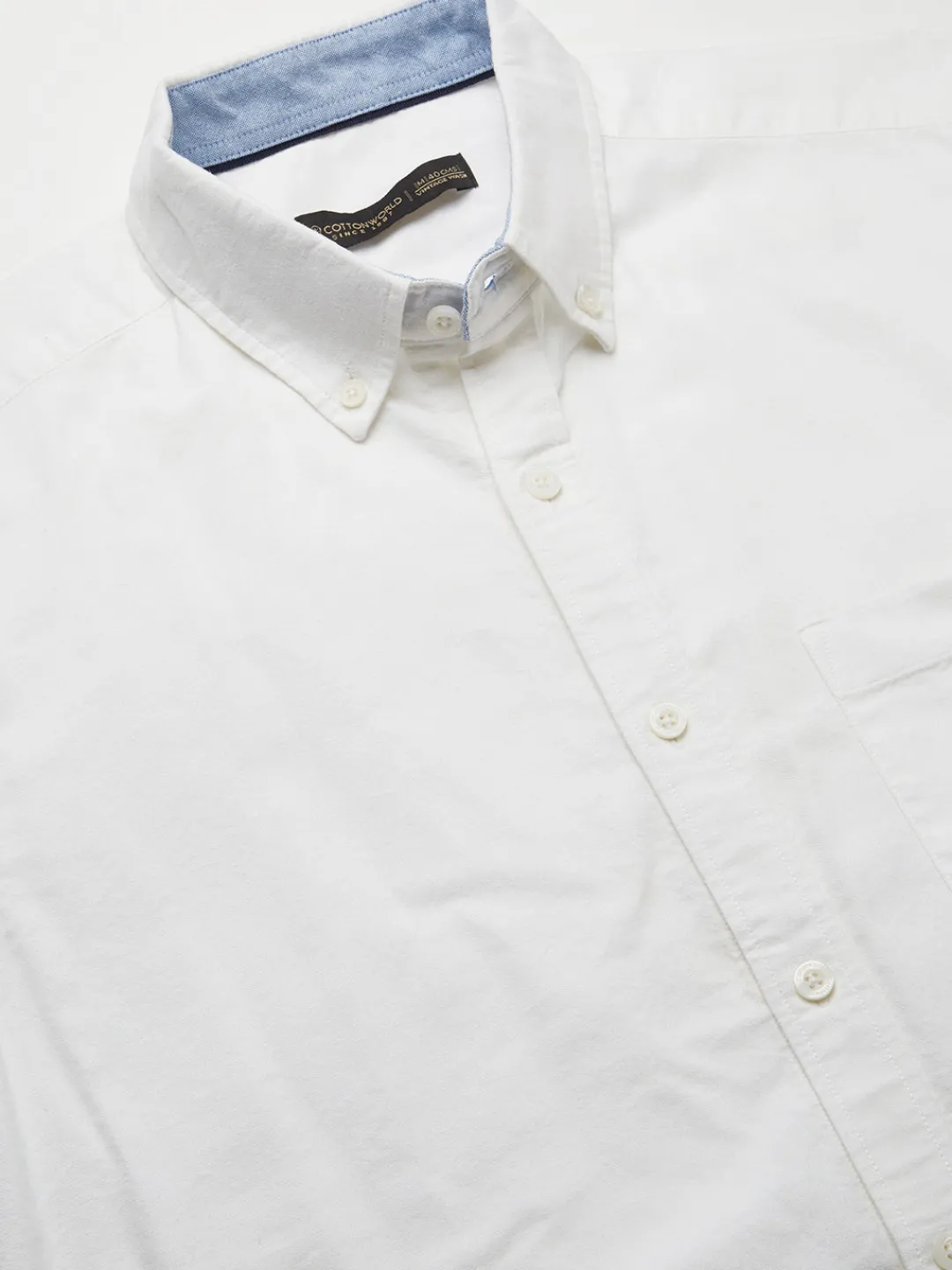 Women Cottonworld Solid | Solid^Men's Oxford 100% Cotton Regular Fit Shirt