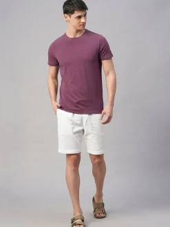 Cottonworld Men | Regular Fit^Men's Cotton Bamboo Elastane Regular Fit Tshirt