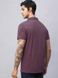 Cottonworld Men | Regular Fit^Men's Cotton Bamboo Elastane Regular Fit Tshirt