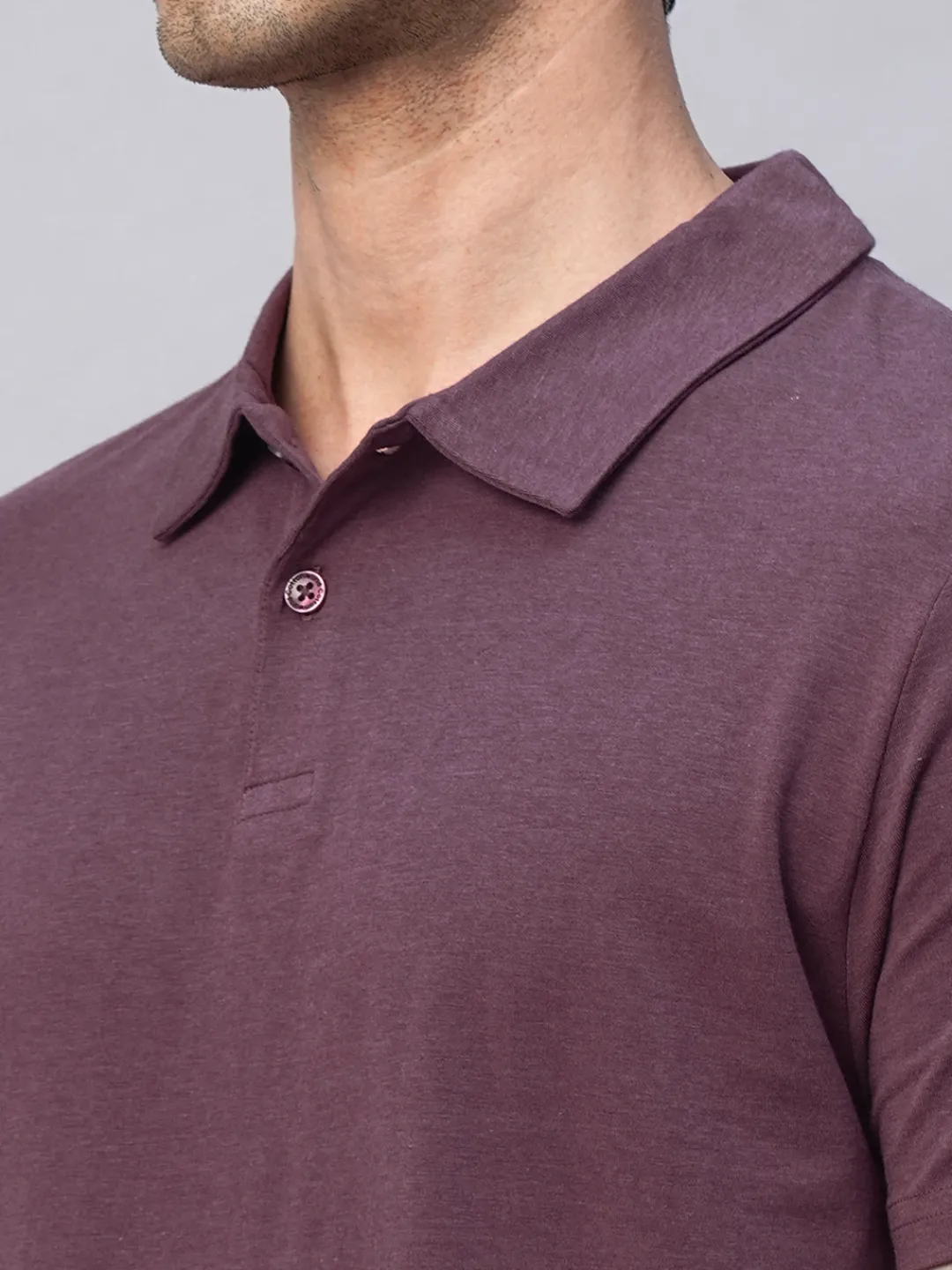 Cottonworld Men | Regular Fit^Men's Cotton Bamboo Elastane Regular Fit Tshirt