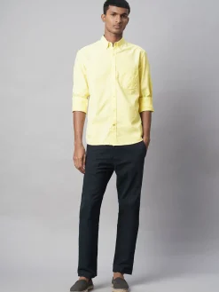 Women Cottonworld Solid | Solid^Men's 100% Cotton Regular Fit Shirt