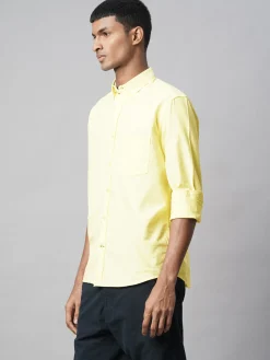 Women Cottonworld Solid | Solid^Men's 100% Cotton Regular Fit Shirt
