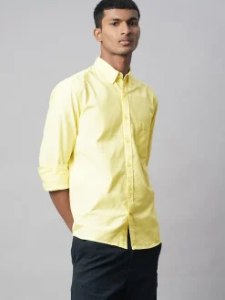 Women Cottonworld Solid | Solid^Men's 100% Cotton Regular Fit Shirt