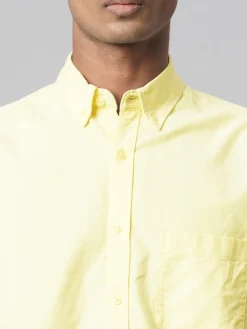 Women Cottonworld Solid | Solid^Men's 100% Cotton Regular Fit Shirt
