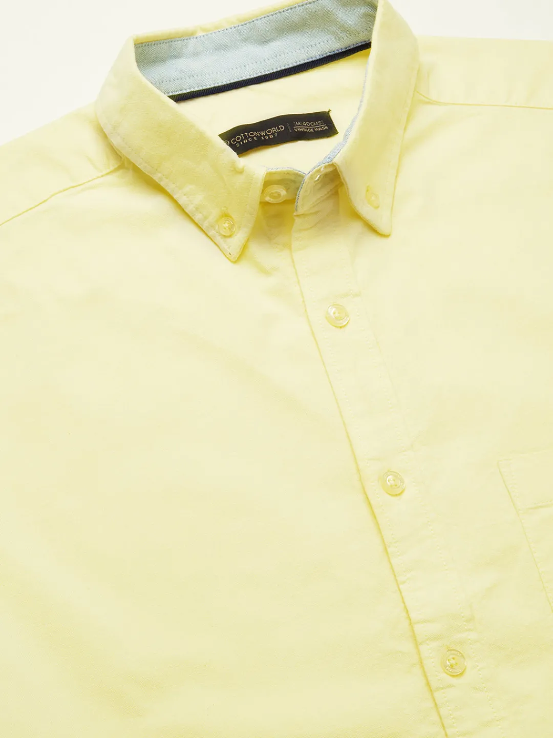 Women Cottonworld Solid | Solid^Men's 100% Cotton Regular Fit Shirt