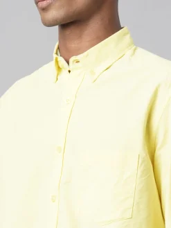 Women Cottonworld Solid | Solid^Men's 100% Cotton Regular Fit Shirt