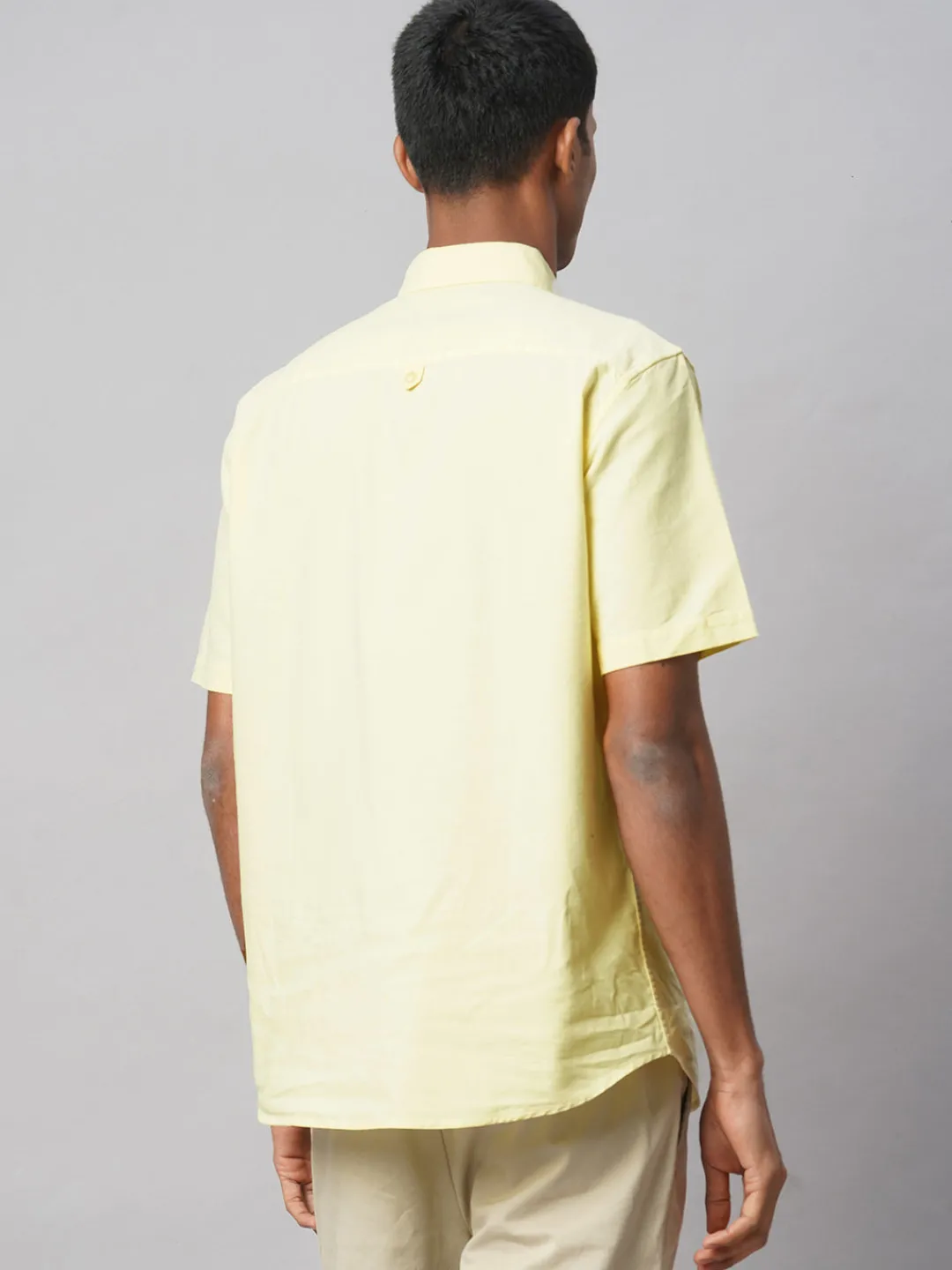 Women Cottonworld Solid | Solid^Men's Oxford 100% Cotton Regular Fit Shirt