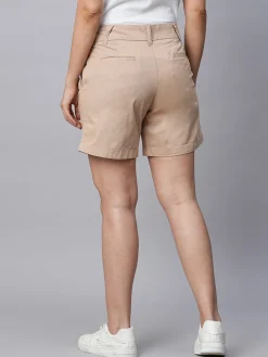Women Cottonworld Shorts^Women's Cotton Lycra Regular Fit Shorts