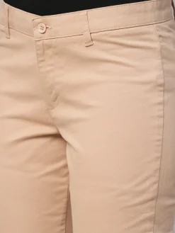 Women Cottonworld Trousers^Women's Cotton Lycra Regular Fit Pant